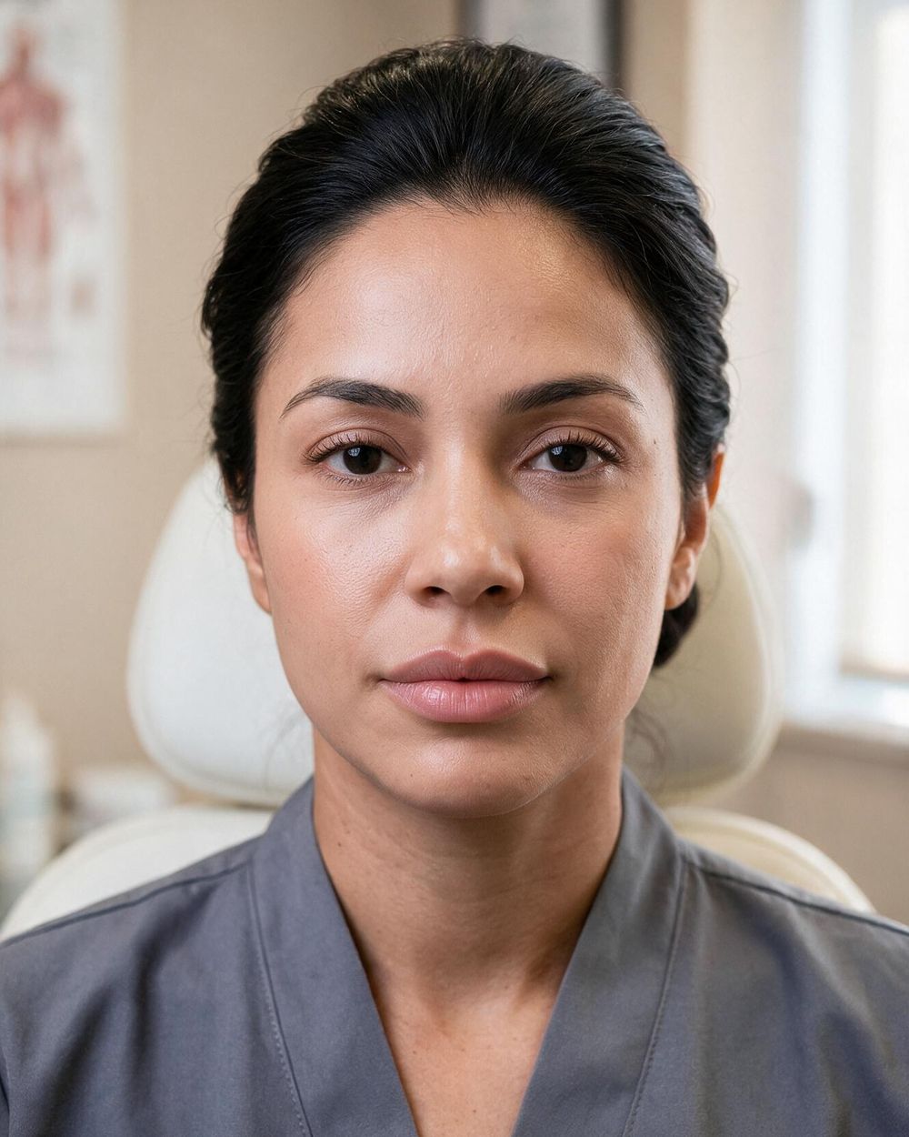 Depois — preenchimento labial
